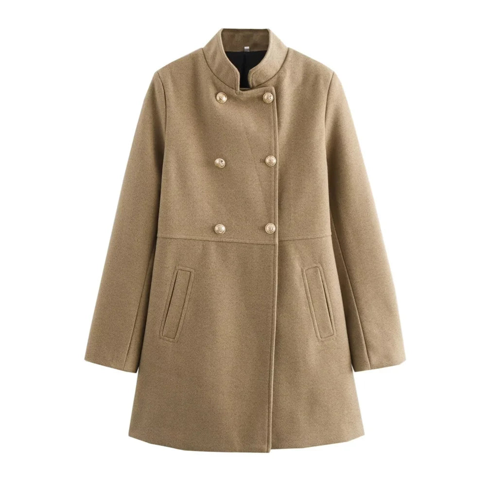 Stand-Up Collar Coat