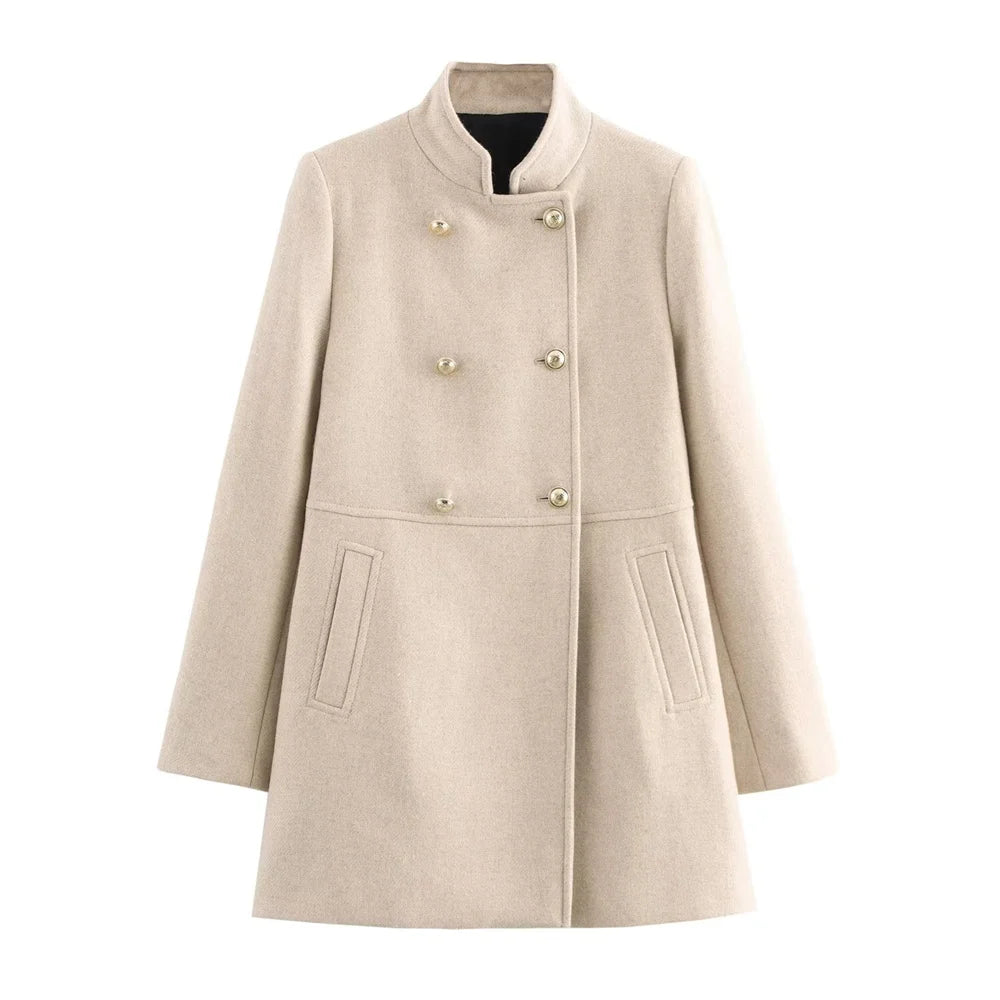 Stand-Up Collar Coat